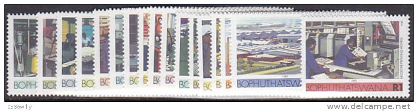 Bophuthatswana 1985. Industrie, Druckwesen (B.0112) - Botswana (1966-...)