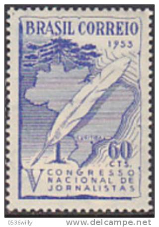 Brasilien 1953. Journalistenkongress (B.0119) - Nuevos