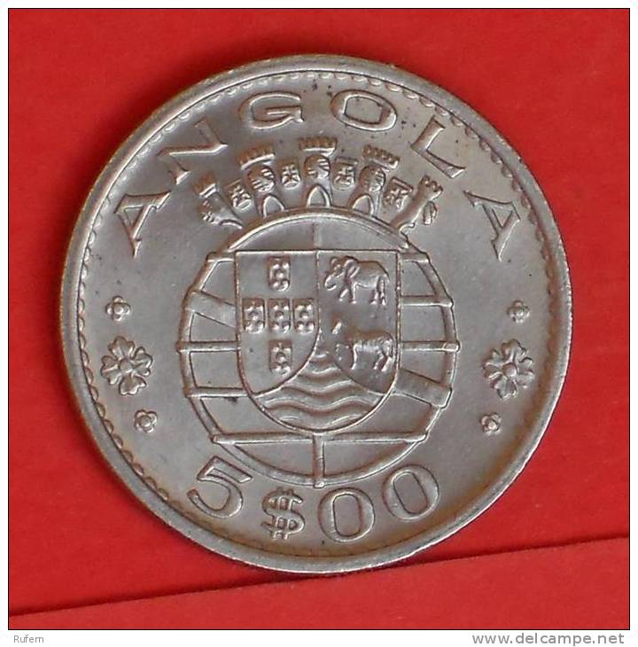 ANGOLA  5  ESCUDOS  1972   KM# 81  -    (1394) - Angola