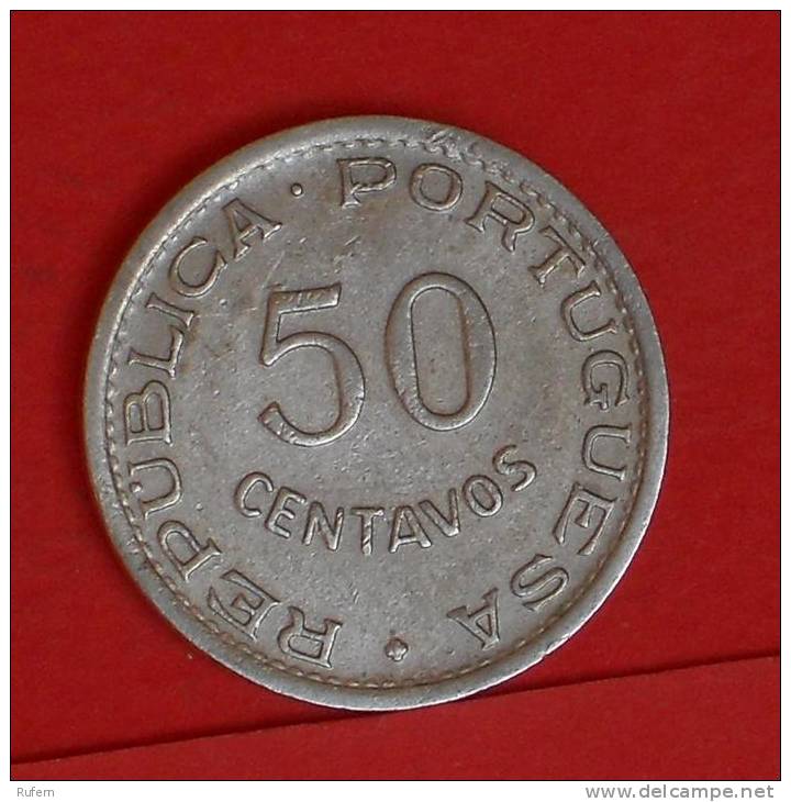 ANGOLA  50  CENTAVOS  1950   KM# 72  -    (1409) - Angola