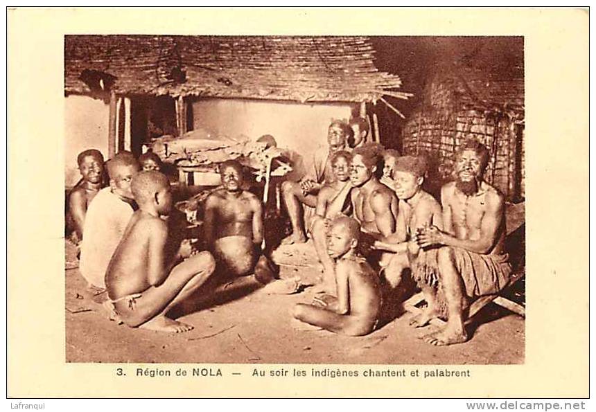 Afrique - Africa -ref A167-republique Centrafricaine - Ethnologie - Carte Bon Etat  - - Centrafricaine (République)