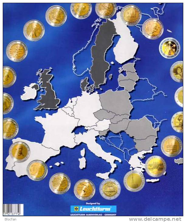 Einklick-Bücher Für 57 Neue 2EURO-Sondermünzen Plus 10 Jahre WWU 2009 Set 18€ Für 20 Münzen Der Verschiedenen Euroländer - Numismatics