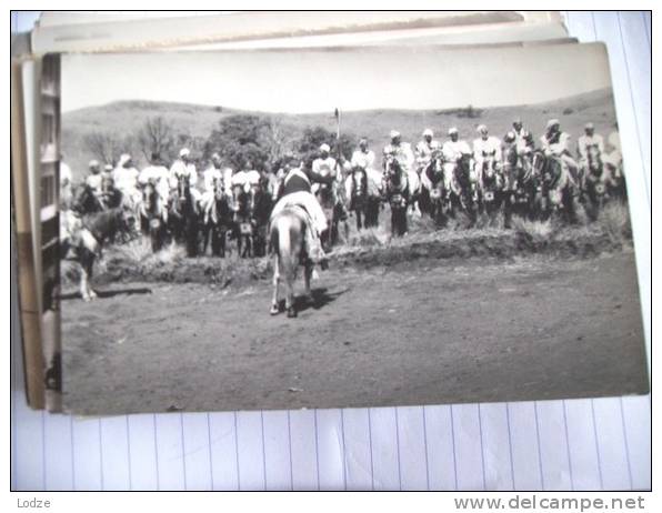 Afrika Africa Afrique Kameroen Cameroun Cheveaux Et Hommes Men On Horses - Kameroen
