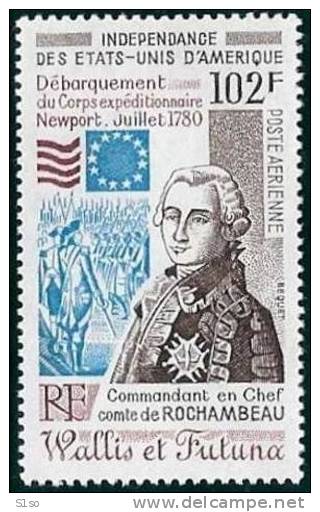 WALLIS Et FUTUNA 1980  Poste Aerienne  PA 102 Neufs Sans Charniere ** Comte De Rochambeau - Ongebruikt