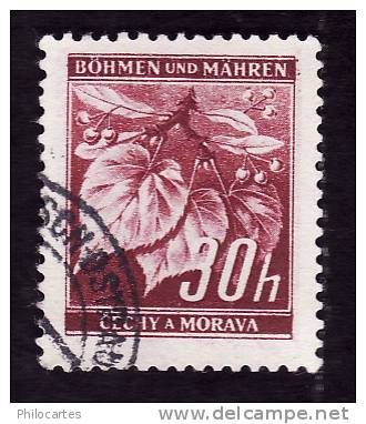 Bohême Et Moravie  1939  - YT 24  - Oblitéré - Used Stamps