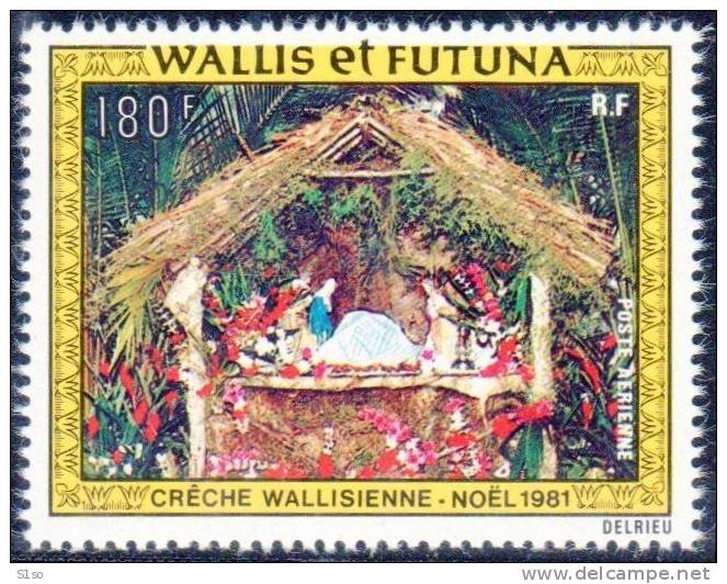 WALLIS Et FUTUNA 1981  Poste Aerienne  PA 113 Neuf Sans Charniere **  Noël Créche Walisienne - Unused Stamps