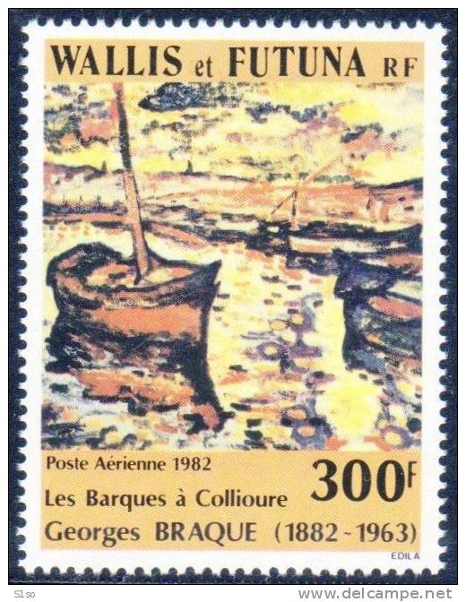 WALLIS Et FUTUNA 1982  Poste Aerienne  PA 115 Neuf Sans Charniere **  100 E Anniversaire Naissance Georges BRAQUE - Ongebruikt