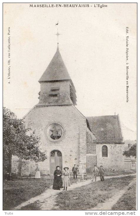 MARSEILLE-EN-BEAUVAISIS L EGLISE ANIMEE - Marseille-en-Beauvaisis