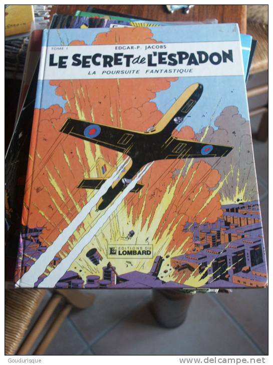 BLAKE ET MORTIMER PETIT FORMAT LE SECRET DE L´ESPADON T1  JACOBS - Blake Et Mortimer