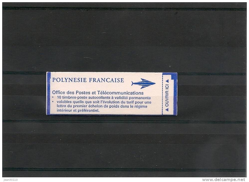POLYNESIE Carnet * *année 1996 N° Y/T : C507 Côte : 16,50 € - Carnets