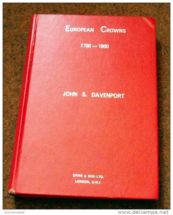 DAVENPORT , EUROPEAN CROWNS 1700 - 1800 - Books & Software