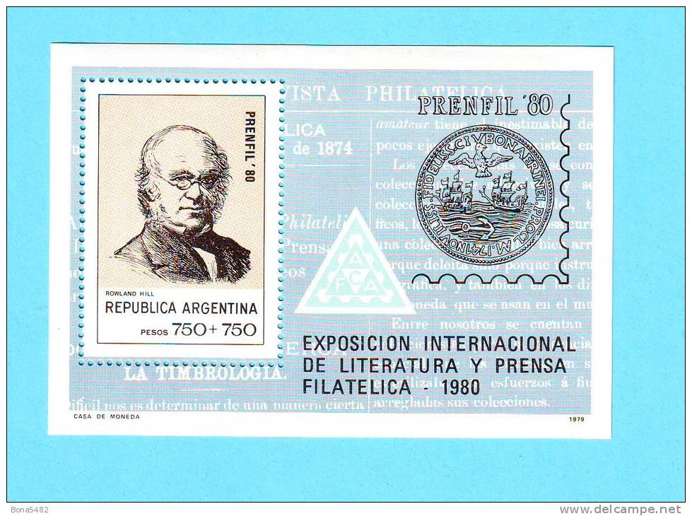 ARGENTINE ARGENTINA EXPOSITION LITTERATURE 1979 / MNH** / CR 11 - Ungebraucht