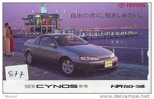 Télécarte JAPON * TOYOTA (877) Phonecard JAPAN * VOITURE * Auto CAR * TELEFONKARTE * - Auto's