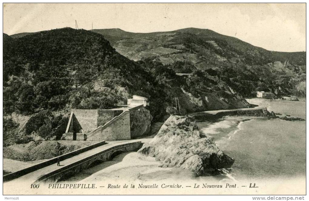 Philippeville Route De La Nouvelle Corniche Le Nouveau Pont LL 100 - Skikda (Philippeville)