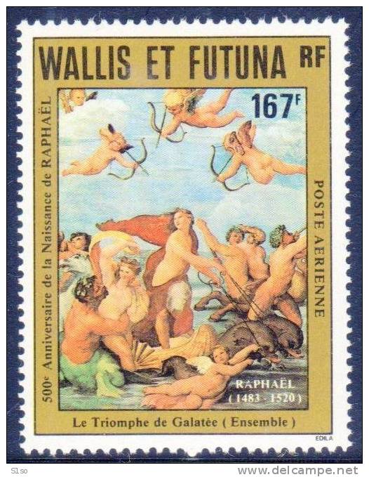 WALLIS Et FUTUNA 1983 Poste Aerienne  PA 129 Neuf Sans Charniere ** 500 E Anniversaire De La Naissance De RAPHAEL - Ongebruikt