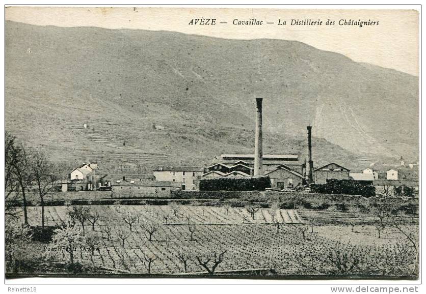 CPA    30-  Avèze   ---   Cavaillac   --  La Distillerie Des Châtaigniers - Autres & Non Classés