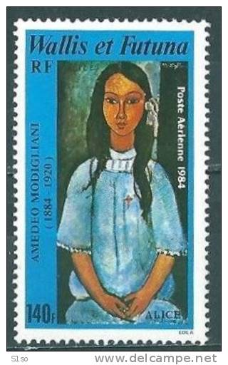 WALLIS Et FUTUNA 1984 Poste Aerienne  PA 138 Neuf Sans Charniere ** Centenaire De La Naissance D´ Amadeo MODIGLIANI - Unused Stamps