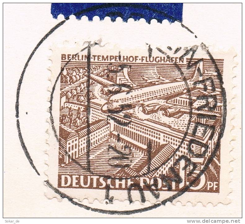Postkarte Seltene Portogerechte EF Berlin MiNr. 48, Mi. = 85 € - Lettres & Documents