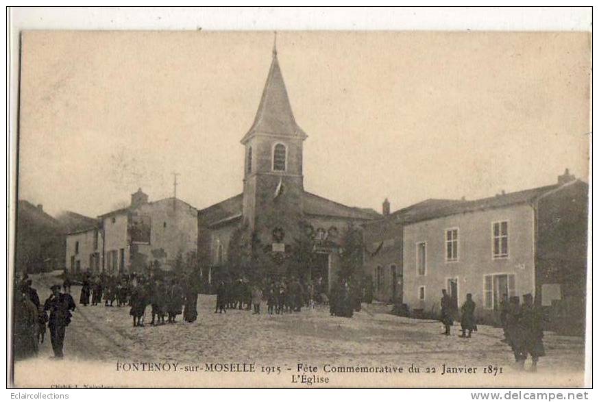 Fontenoy Sur Moselle   54  Fête Commémorative - Autres & Non Classés