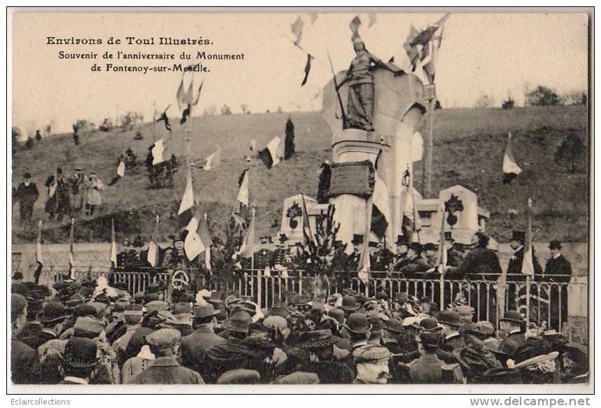 Fontenoy Sur Moselle   54  Fête  Le Monument Aux Morts - Autres & Non Classés