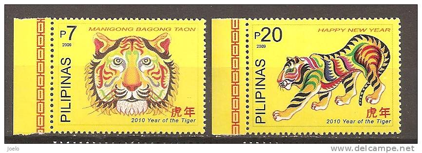 PHILIPPINES 2009 YEAR OF THE TIGER MNH - Philippinen