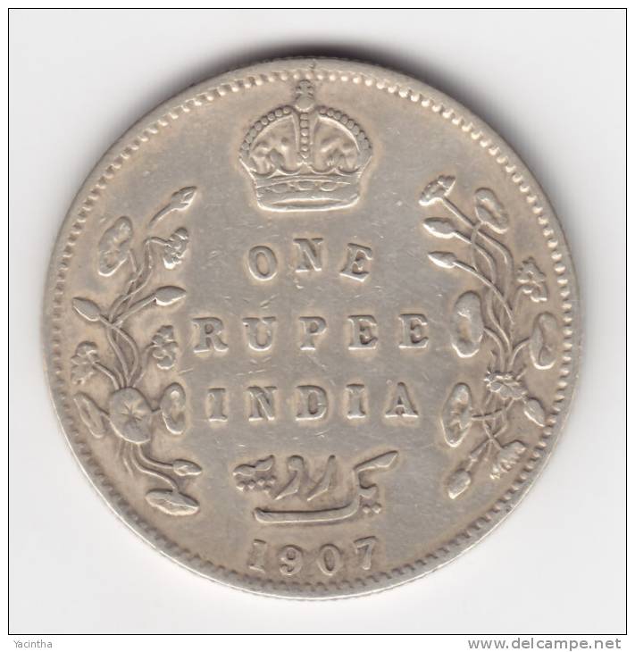 @Y@    BRITISH INDIA  1 Rupee  1907      (2183) - India
