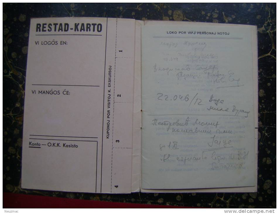 Serbia-Beograd-Esperanto-29a Kongresa Pos. Gvidlibro-1956      (2091) - Esperanto