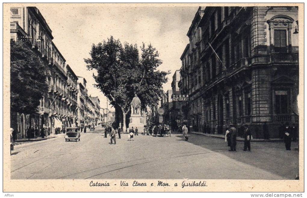 Via Etnea Catania Old Postcard - Bagheria