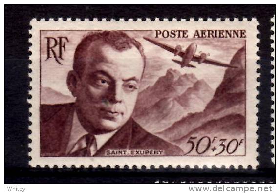 France 1948 50 + 30f Antoine De Saint-Exupery Issue #CB1 - 1927-1959 Used