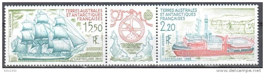 TAAF 1990 - Antarctics -ship - Mi 268-69- MNH - Ungebraucht