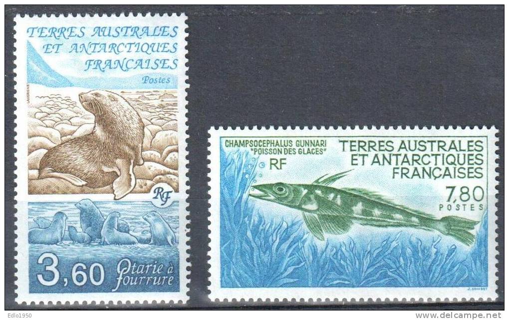 TAAF 1991 - Antarctics -Animals - Mi 274-75- MNH - Ungebraucht