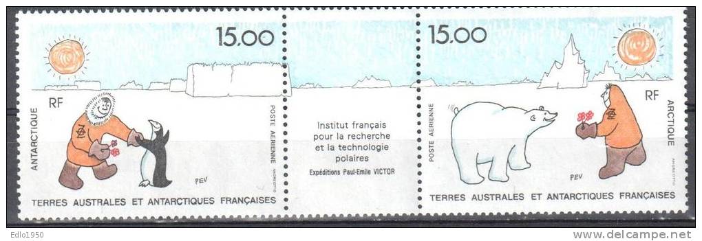 TAAF 1991 - Antarctics - Mi 283-84 - MNH - Ungebraucht