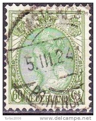 1899 Koningin Wilhelmina 60 Cent Olijfgroen En Groen NVPH 76 Met Langebalkstempel AMSTERDAM PR. HENDR. KADE - Poststempels/ Marcofilie