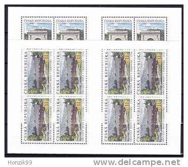 ** Tchéque République 1999 Mi Klb. 218-9, (MNH) - Blokken & Velletjes