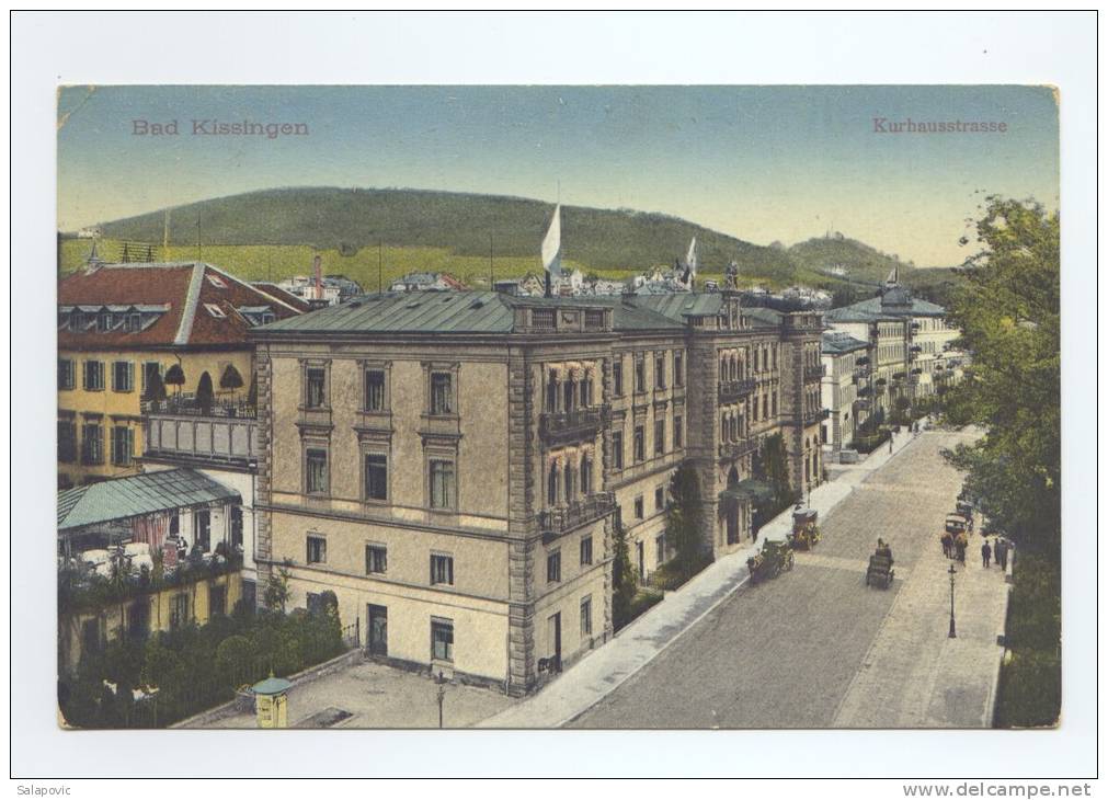 Bad Kissingen Kurhausstrasse 1911  2 SCAN - Bad Kissingen