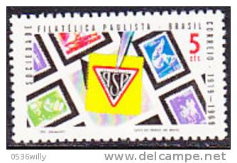 Brasilien 1969. Philatelie. Philatelistenverein Sao Paulo (B.0132) - Ungebraucht