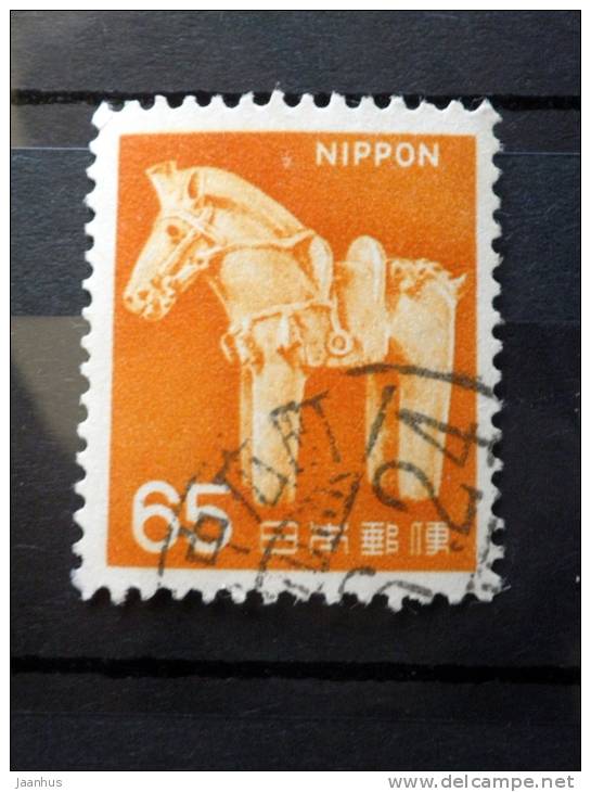 Japan - 1967 - Mi.nr.940 - Used - Plants, Animals, A National Cultural Heritage - Haniwa Horse -  Definitives - Gebruikt