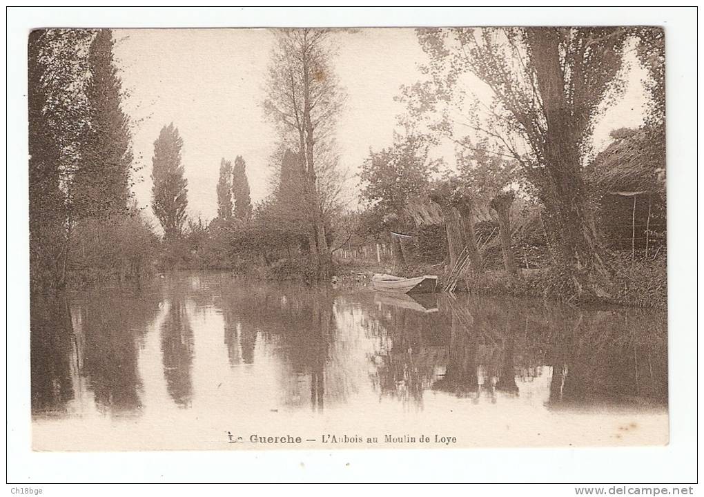 CPA : 18 - Cher : La Guerche : L'Aubois Au Moulin  De Loye - La Guerche Sur L'Aubois