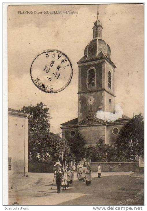 Flavigny Sur Moselle  54   L'église  Garde Suisse  Enfants De Coeur - Other & Unclassified