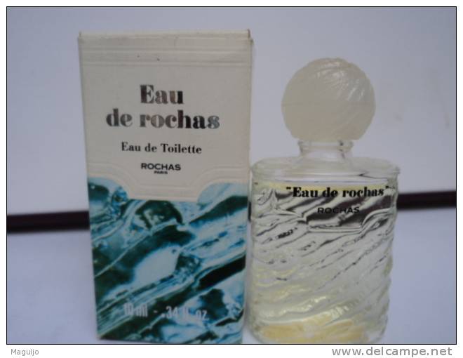 ROCHAS " EAU DE ROCHAS" MINI EDT  10 ML  BOITE VERTE    VOIR & LIRE !!! - Miniaturen Damendüfte (mit Verpackung)