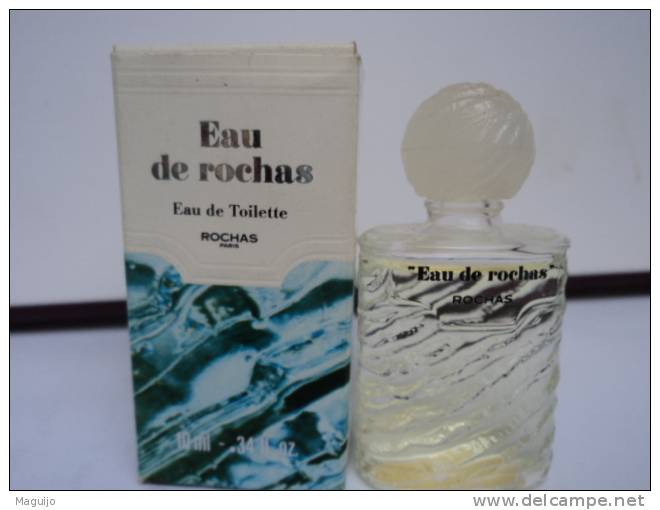 ROCHAS " EAU DE ROCHAS" MINI EDT  10 ML  BOITE VERTE    VOIR & LIRE !!! - Miniatures Femmes (avec Boite)