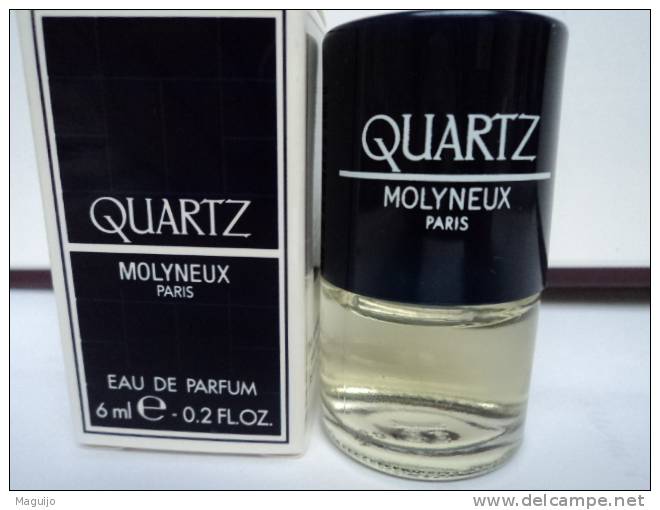 MOLYNEUX " QUARTZ" MINI EDP 6 ML    VOIR & LIRE !!! - Miniaturen Damendüfte (mit Verpackung)