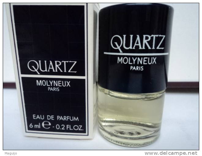 MOLYNEUX " QUARTZ" MINI EDP 6 ML    VOIR & LIRE !!! - Miniatures Femmes (avec Boite)