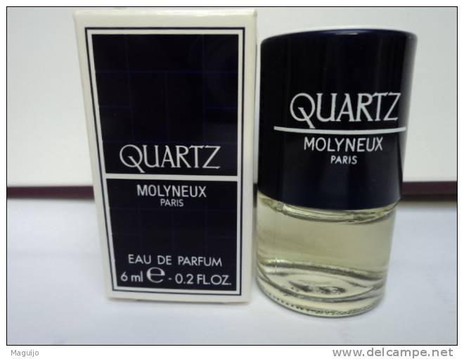 MOLYNEUX " QUARTZ" MINI EDP 6 ML    VOIR & LIRE !!! - Miniatures Womens' Fragrances (in Box)