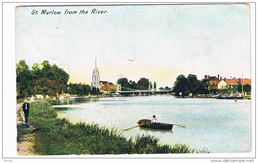 UK1579 :  GREAT MARLOW : From The River - Buckinghamshire