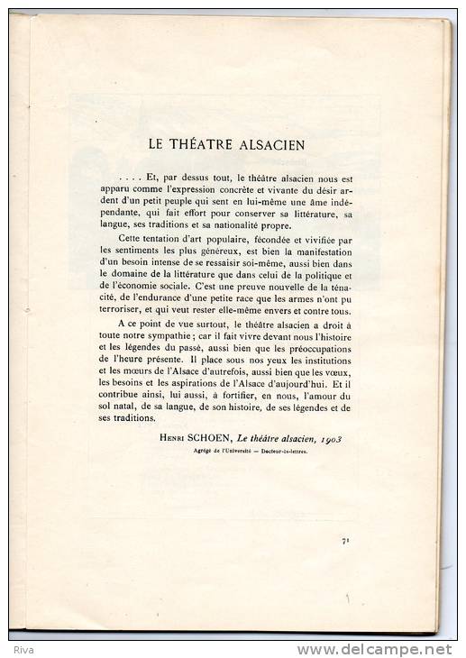 Revue 155 Pages En (ALL Et Franc) ( Elsasser Theatre Milhûse 25 Johe ETM) S/ Page De Couvertue (6 Scans ) - Theater & Scripts