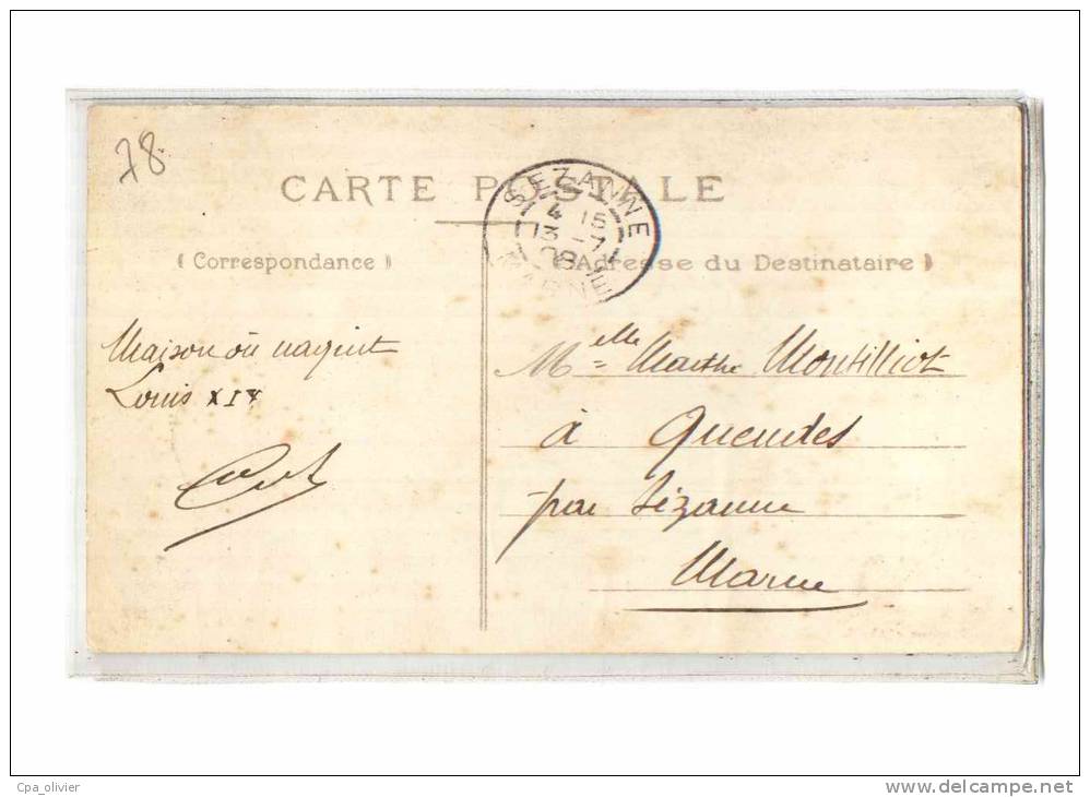 78 ST GERMAIN EN LAYE Chateau, Terrasses, Bien Animée, Attelage, Ed Abeille 39, 1908 *** ETAT *** - St. Germain En Laye (Château)