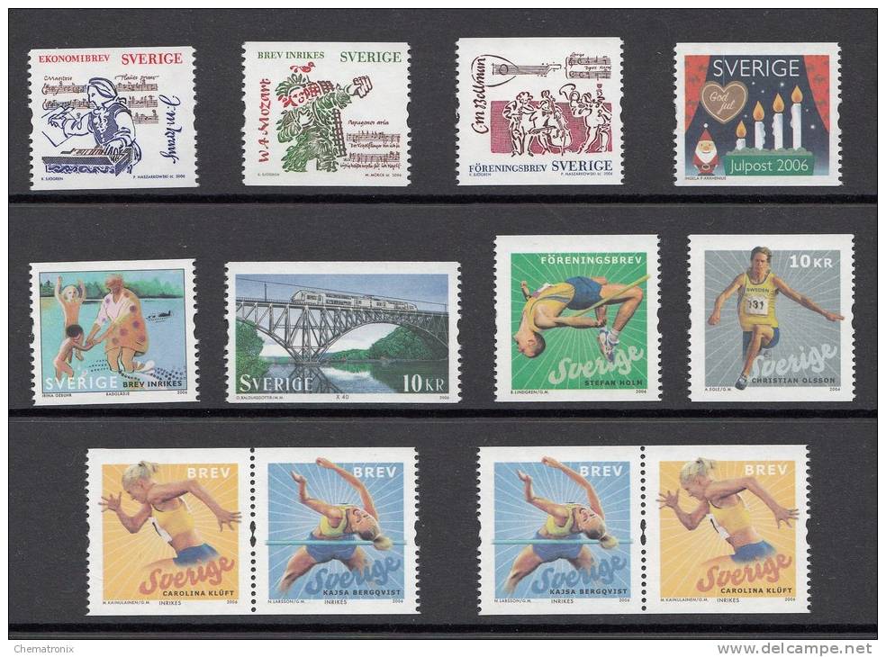 Suecia / Sweden 2006 - Sellos De Rollo - MNH ** - Neufs