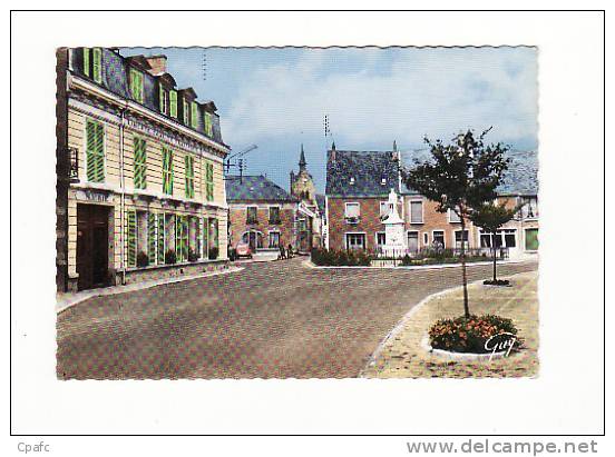 Carte 1960 ANGERVILLE / LA PLACE DE LA MAIRIE - Angerville