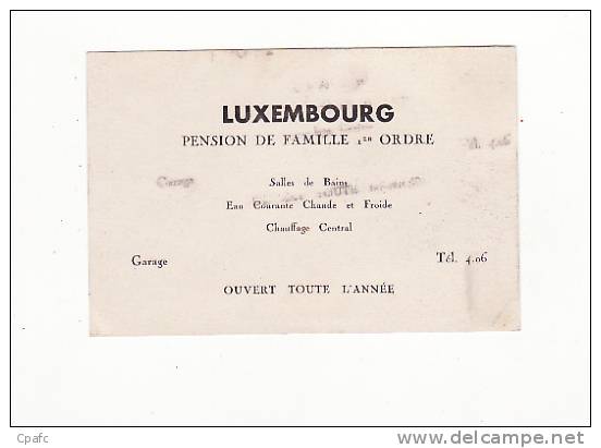 Carte 1920 ARCACHON / PENSION LUXEMBOURG - Arcachon